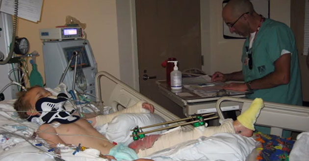 Sønnen ble alvorlig skadet i en bilulykke. Han møtte så det som skulle vise seg å forandre livet hans