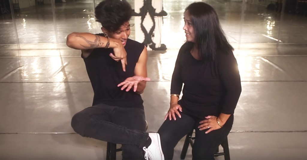 Den døve moren og hennes sønn imponerer når de danser hiphop til Usher-sang