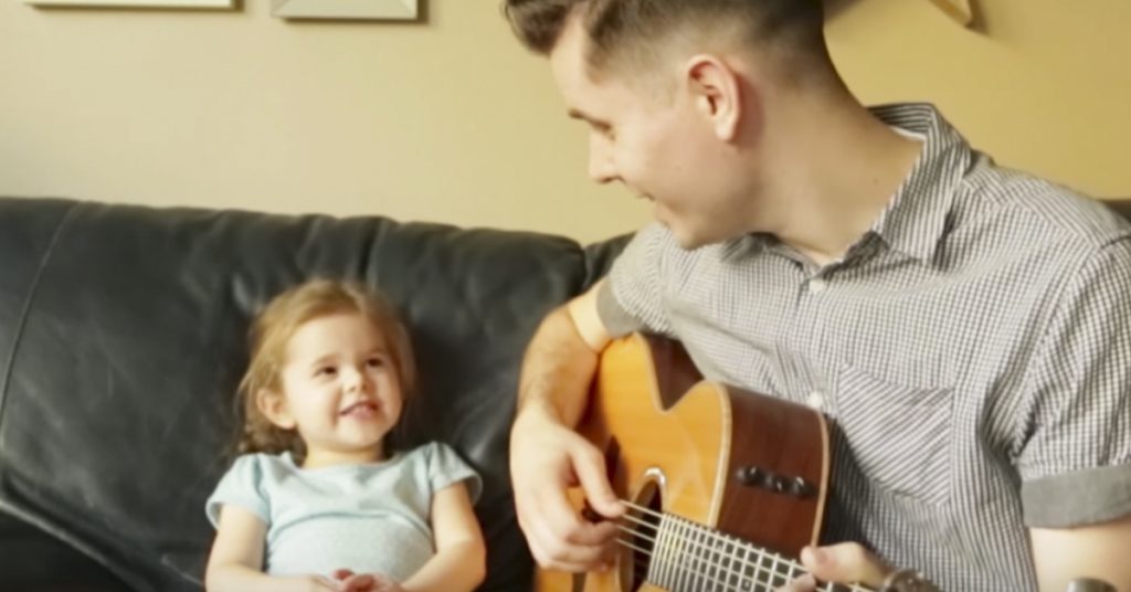 Denne vakre duetten med far og datter gir oss gåsehud fra topp til tå