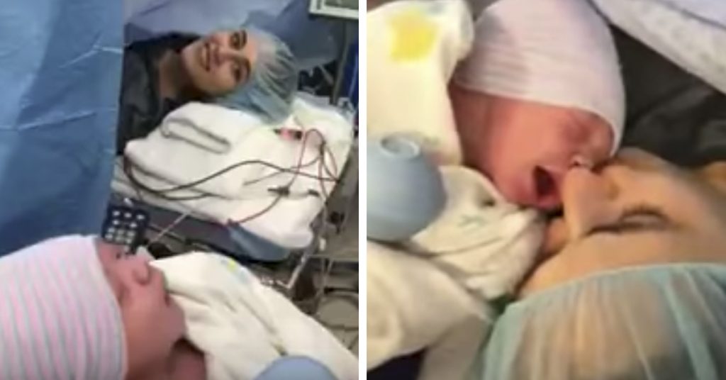 Når den nyfødte får møte mamma for første gang skjer det noe magisk