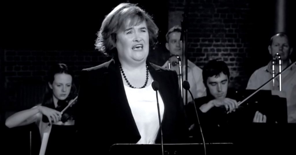 Når Susan Boyle synger sin versjon av «Unchained Melody» får alle frysninger på ryggen